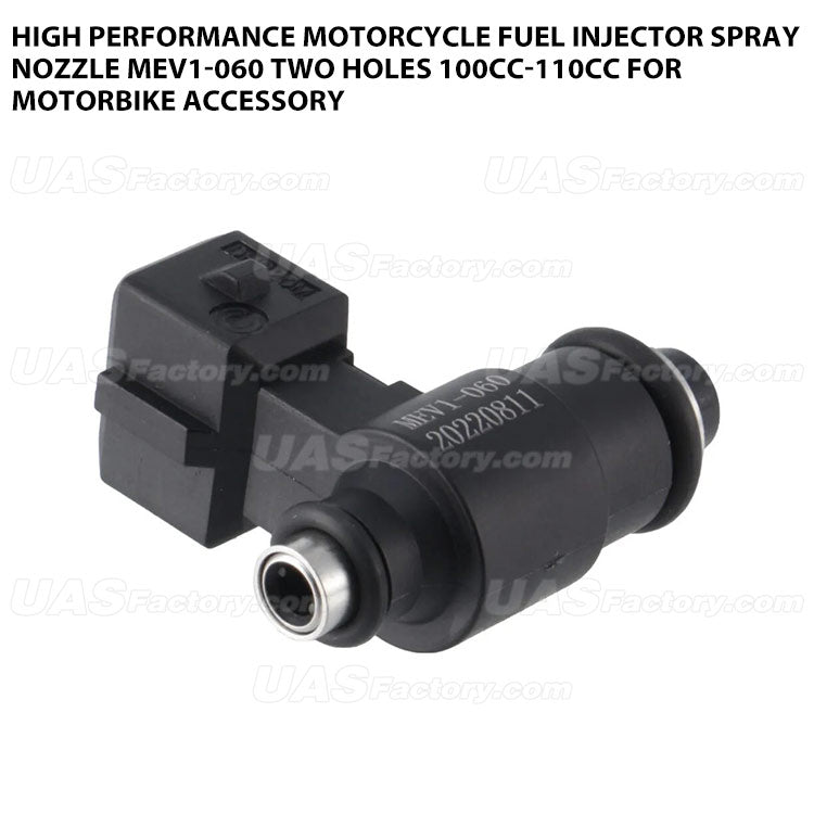 High Performance Motorcycle Fuel Injector Spray Nozzle MEV1-060 Two Holes 100CC-110CC for Motorbike Accessory