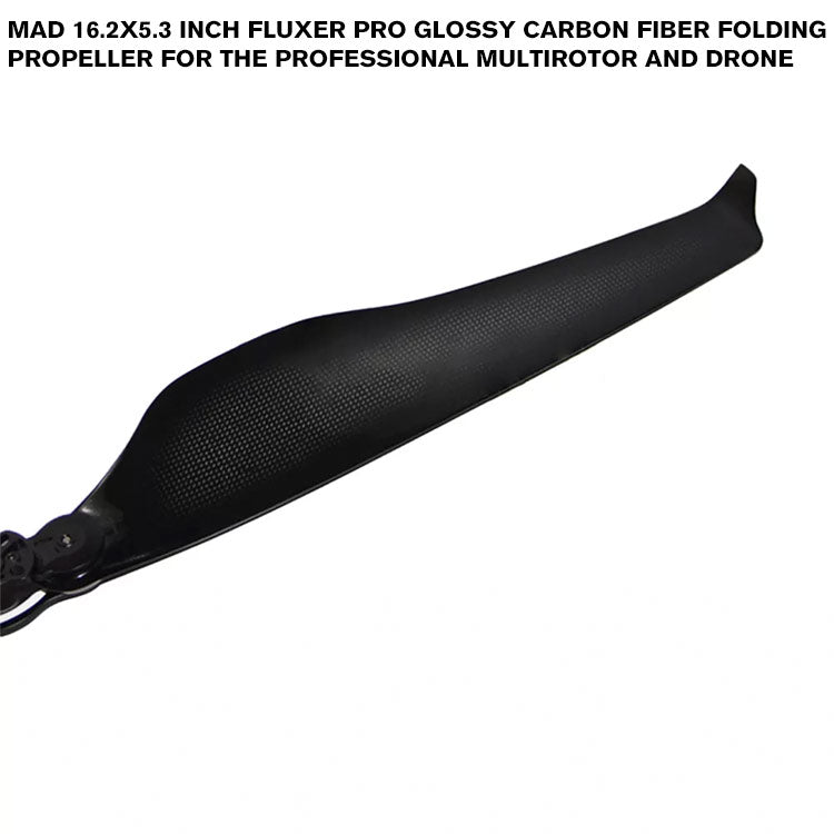 16.2x5.3 Inch FLUXER Pro Glossy Carbon Fiber Folding Propeller For The Professional Multirotor And Drone