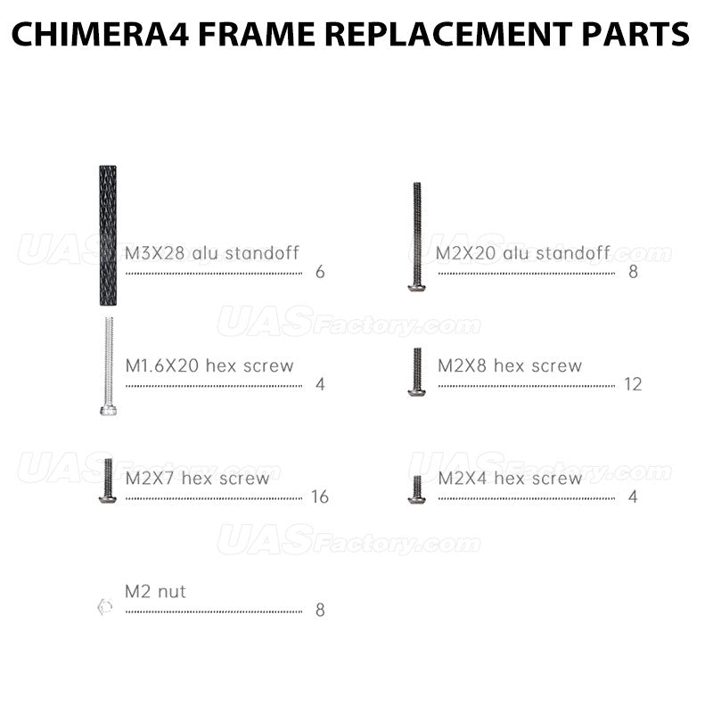 Chimera4 Frame Replacement Parts