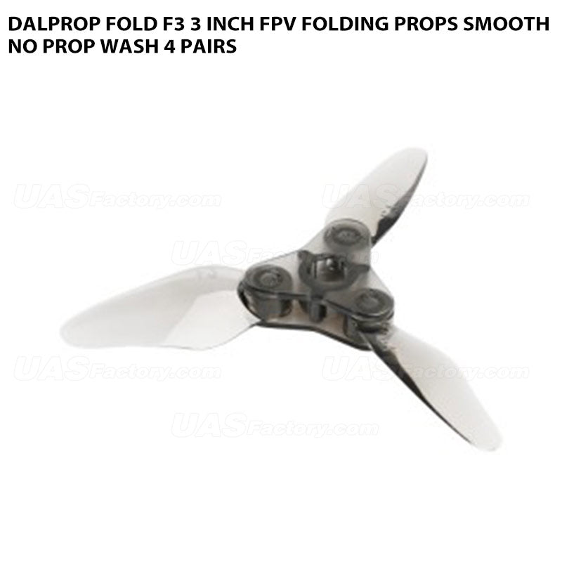 DALPROP FOLD F3 3 Inch FPV Folding Props Smooth No Prop Wash 4 Pairs