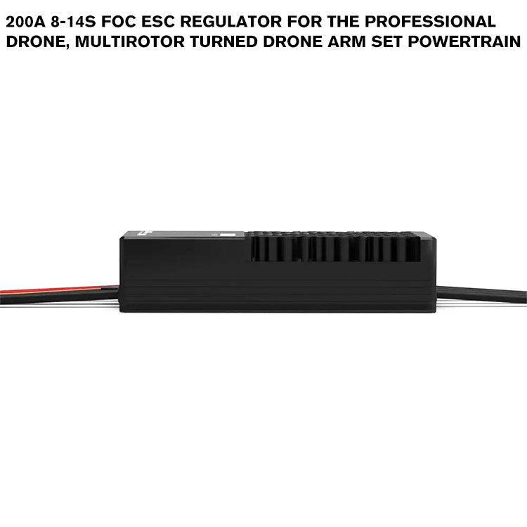 200A 8-14S FOC ESC Regulator For The Professional Drone, Multirotor Turned Drone Arm Set Powertrain