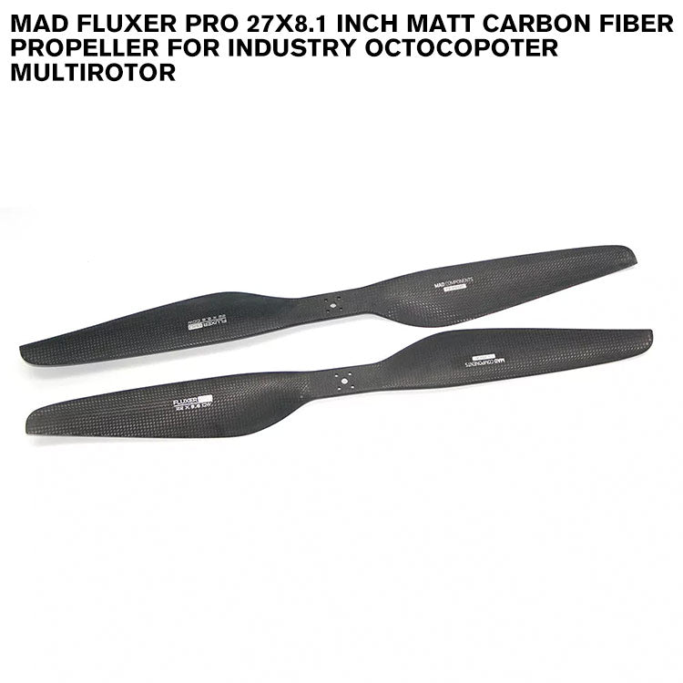 FLUXER Pro 27x8.1 Inch Matt Carbon Fiber Propeller For Industry Octocopoter Multirotor