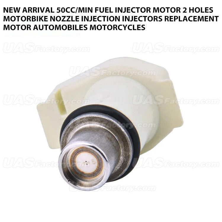 New Arrival 50cc/min Fuel Injector Motor 2 Holes Motorbike Nozzle Injection Injectors Replacement Motor Automobiles Motorcycles