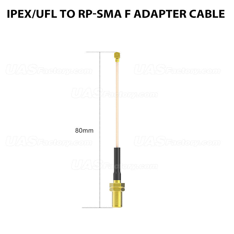 iPex/UFL to RP-SMA F Adapter Cable