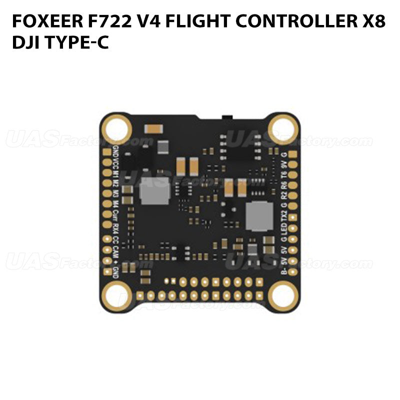 Foxeer F722 V4 Flight Controller X8 DJI Type-C