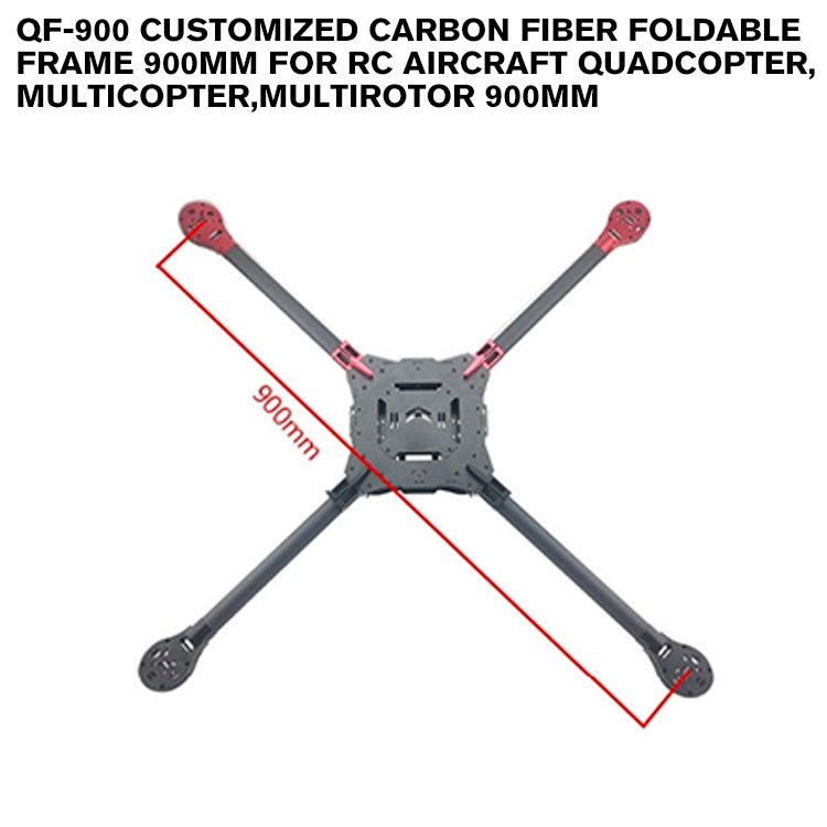 QF-900 Customized carbon fiber foldable frame 900mm for RC Aircraft quadcopter,multicopter,multirotor 900mm