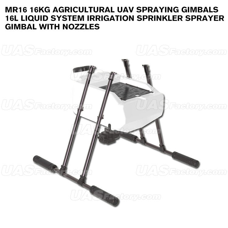 MR16 16KG Agricultural uav Spraying Gimbals 16L Liquid System Irrigation Sprinkler Sprayer Gimbal with Nozzles