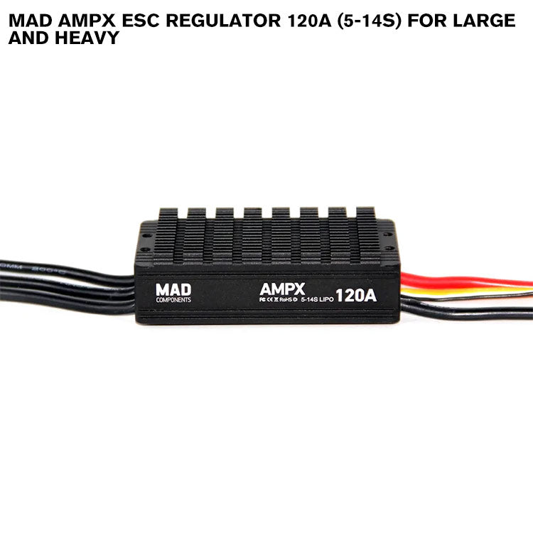 MAD AMPX ESC Regulator 120A (5-14S) For Large And Heavy Delivery Multirotor