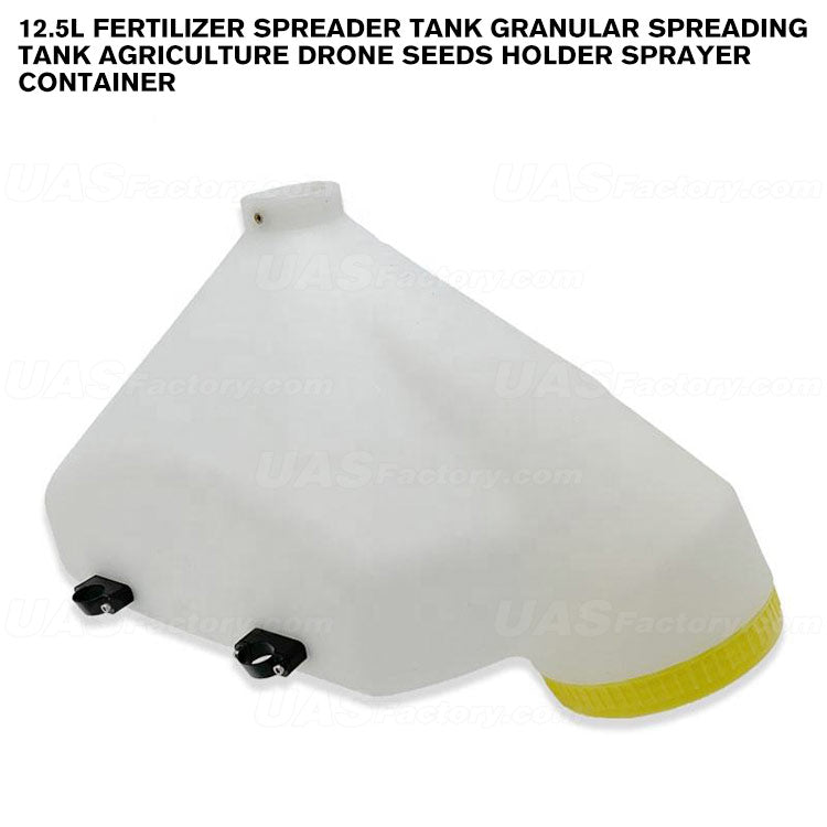 12.5L Fertilizer Spreader Tank Granular Spreading Tank Agriculture Drone Seeds Holder Sprayer Container