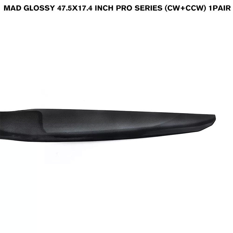 Glossy 47.5x17.4 Inch PRO SERIES (CW+CCW) 1pair