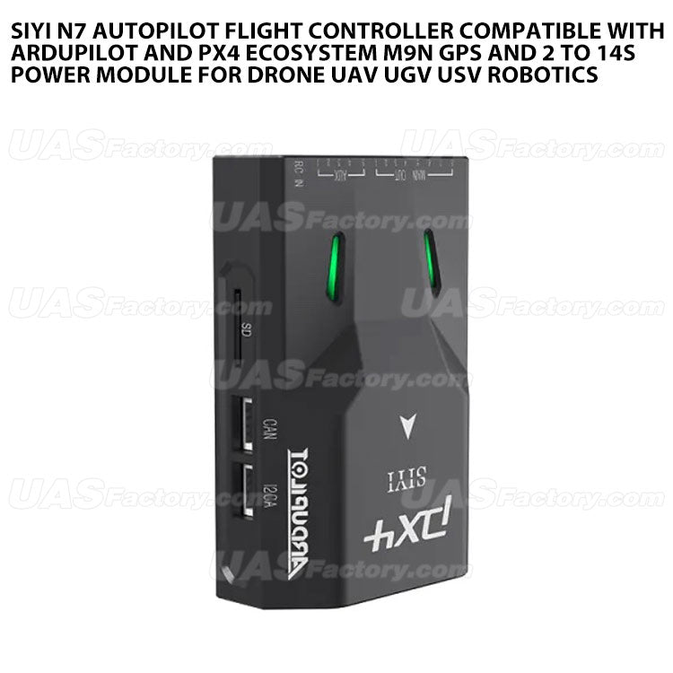 SIYI N7 Autopilot Flight Controller Compatible with Ardupilot and PX4 Ecosystem M9N GPS and 2 to 14S Power Module For Drone UAV UGV USV Robotics