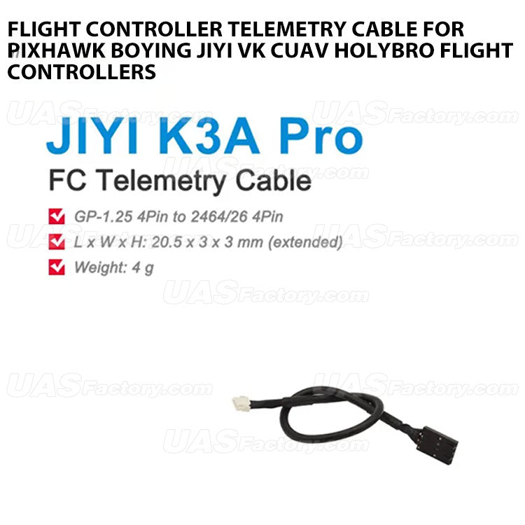 Flight Controller Telemetry Cable for Pixhawk BOYING JIYI VK CUAV Holybro Flight Controllers