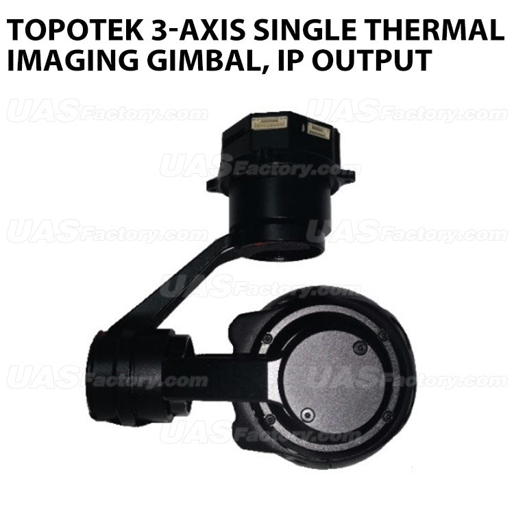 Topotek SIP640G 3-Axis single thermal imaging gimbal, IP output