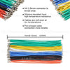 2.54MM Male & Female JST Connector Kit with 22AWG Pre-Crimped Cables Wire 2/3/4/5/6/7 Pin Adapter Cable Connector（6 Colors 130mm）