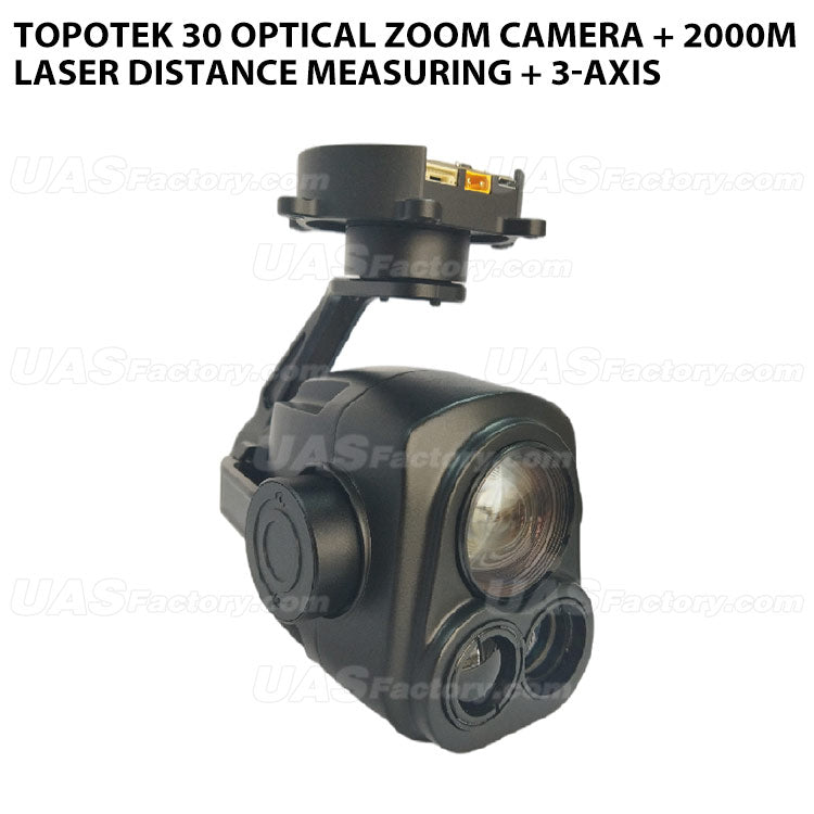 Topotek 30 Optical Zoom Camera + 2000m Laser Distance Measuring + 3-Axis