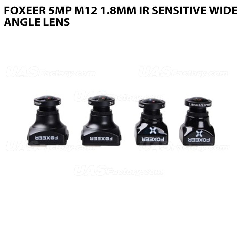 Foxeer 5MP M12 1.8mm IR Sensitive Wide Angle Lens