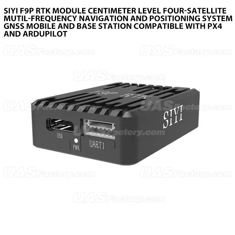 SIYI F9P RTK Module Centimeter Level Four-Satellite Mutil-Frequency Navigation and Positioning System GNSS Mobile and Base Station Compatible with PX4 and Ardupilot