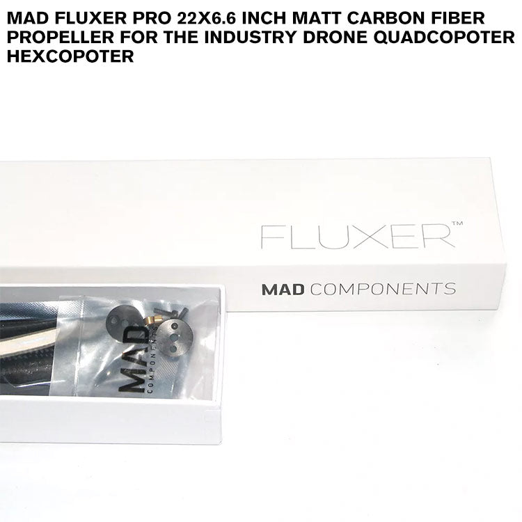 FLUXER PRO 22x6.6 Inch Matt Carbon Fiber Propeller For The Industry Drone Quadcopoter Hexcopoter