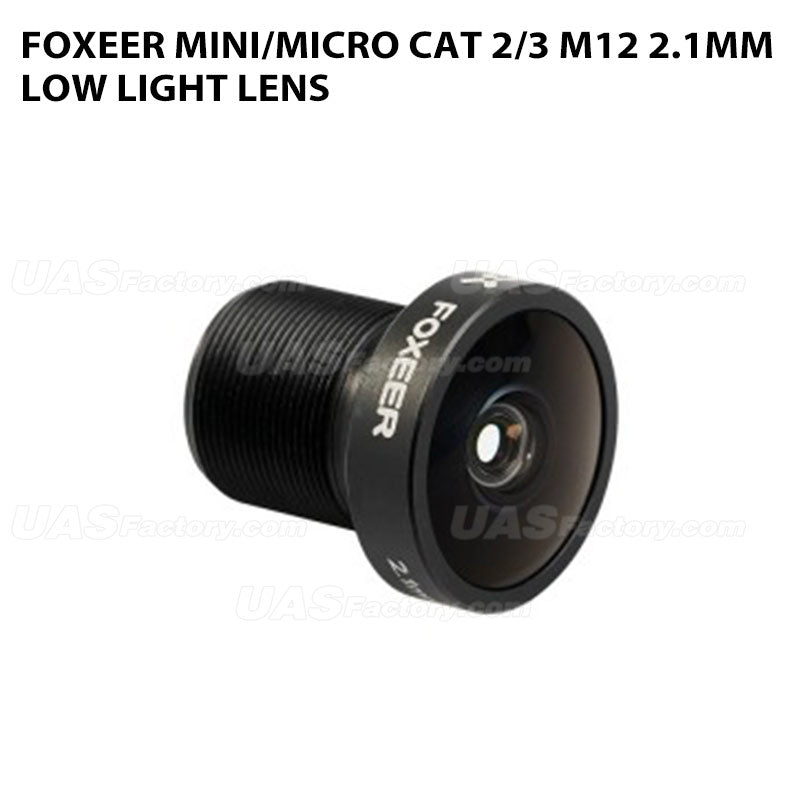 Foxeer Mini/Micro Cat 2/3 M12 2.1mm Low Light Lens