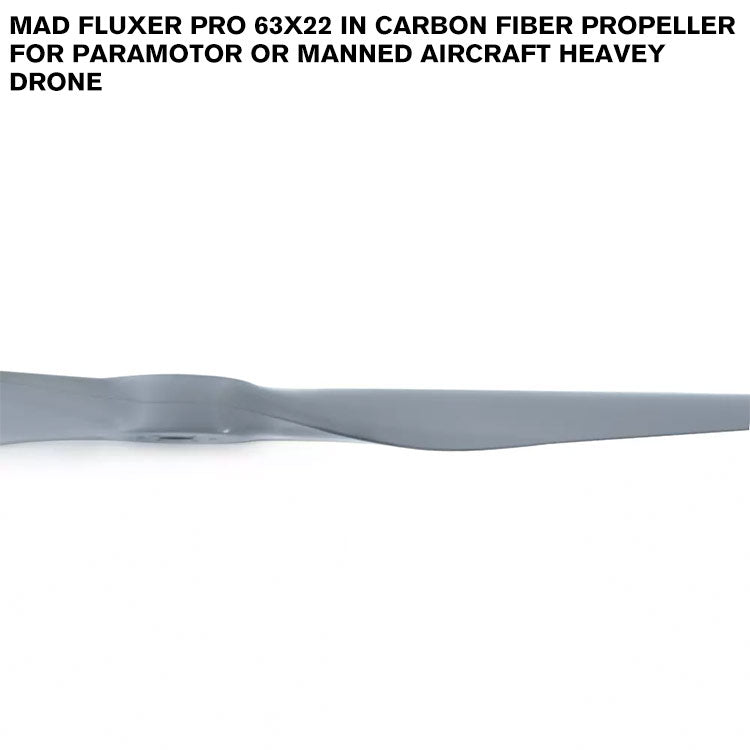 FLUXER PRO 63X22 In Carbon Fiber Propeller For Paramotor Or Manned Aircraft Heavey Drone