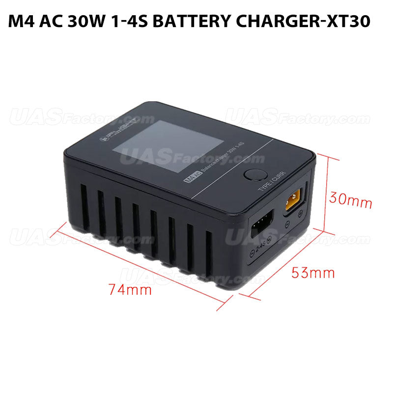 M4 AC 30W 1-4S Battery Charger-XT30