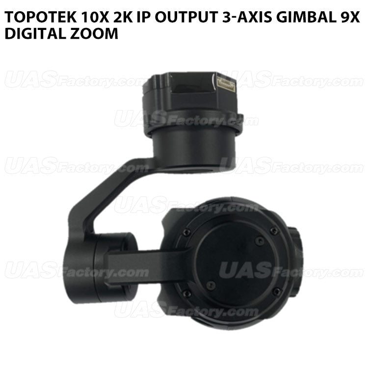 Topotek TQ10N 10x 2K IP output 3-Axis gimbal 9x digital zoom