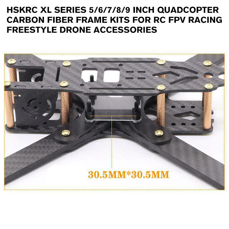 HSKRC XL Series 5/6/7/8/9 Inch Quadcopter Carbon Fiber Frame Kits for RC FPV Racing Freestyle Drone Accessories