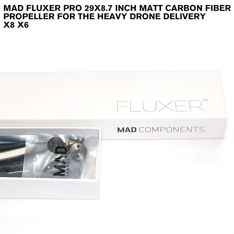 FLUXER Pro 29x8.7 Inch Matt Carbon Fiber Propeller For The Heavy Drone Delivery X8 X6