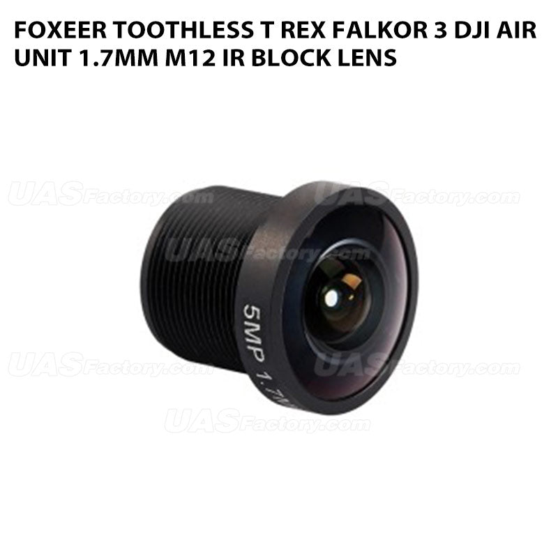 Foxeer Toothless T Rex Falkor 3 DJI Air Unit 1.7mm M12 IR Block Lens