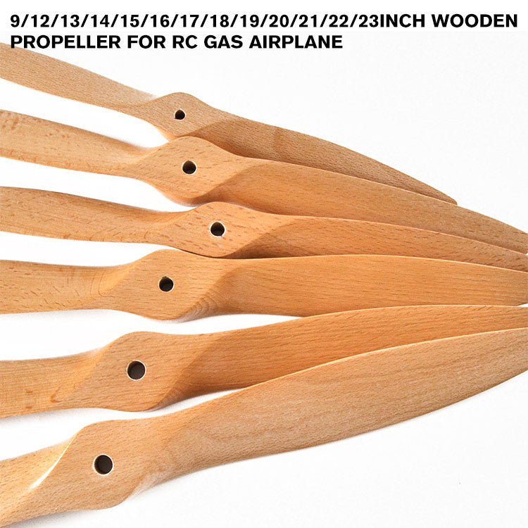 ZYHOBBY 9/12/13/14/15/16/17/18/19/20/21/22/23/24/26/27/28/32inch Wooden Propeller for RC Gas Airplane