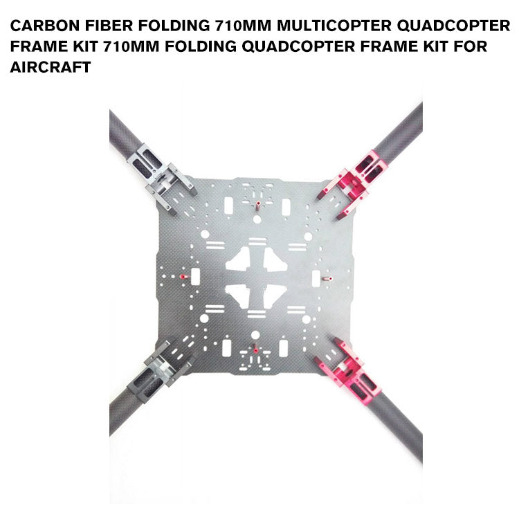 carbon fiber Folding 710mm multicopter quadcopter frame kit 710mm Folding Quadcopter Frame Kit For aircraft