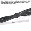 FLUXER 34.1x11.4 Inch VTOL Carbon Fiber Propeller For The UAV Application EVTOL And High Altitude UAV