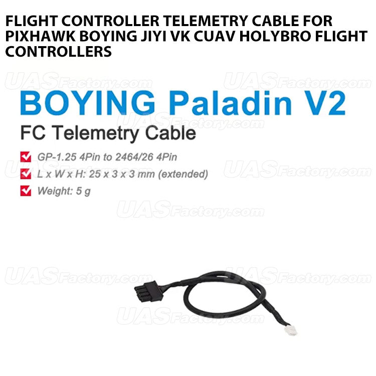 Flight Controller Telemetry Cable for Pixhawk BOYING JIYI VK CUAV Holybro Flight Controllers