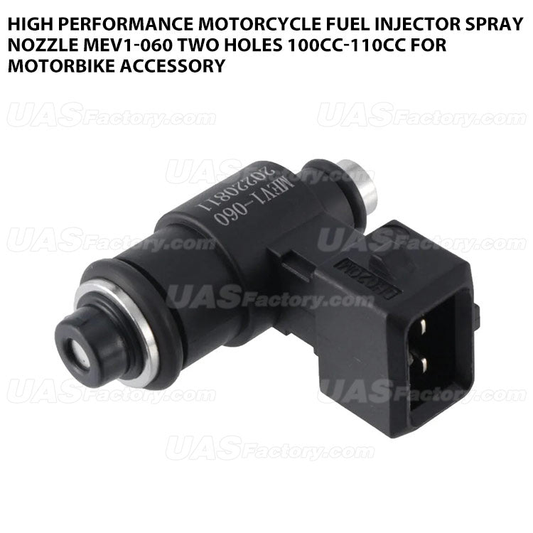 High Performance Motorcycle Fuel Injector Spray Nozzle MEV1-060 Two Holes 100CC-110CC for Motorbike Accessory