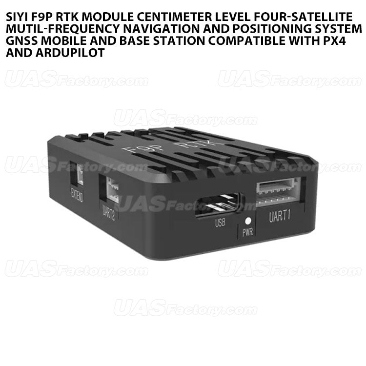 SIYI F9P RTK Module Centimeter Level Four-Satellite Mutil-Frequency Navigation and Positioning System GNSS Mobile and Base Station Compatible with PX4 and Ardupilot