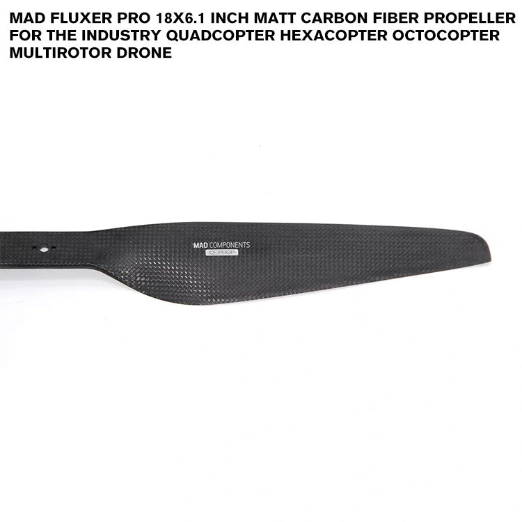 FLUXER Pro 18x6.1 Inch Matt Carbon Fiber Propeller For The Industry Quadcopter Hexacopter Octocopter Multirotor Drone