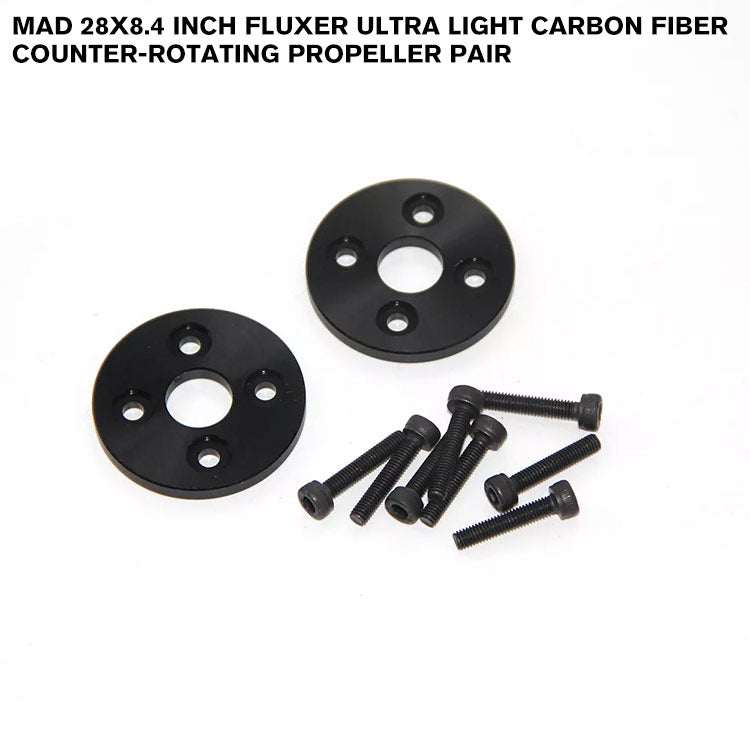 28x8.4 Inch FLUXER Ultra Light Carbon Fiber Counter-Rotating Propeller Pair