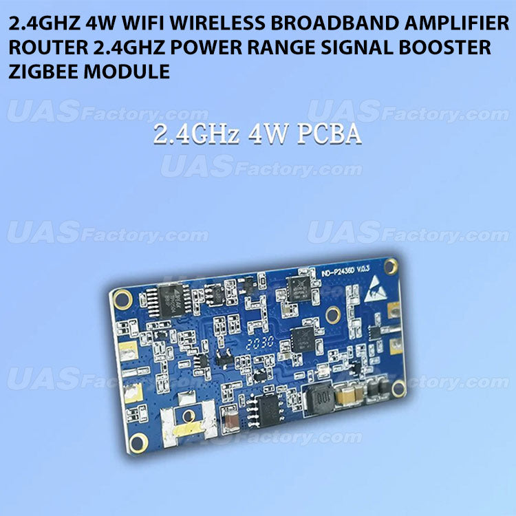 2.4GHz 4W Wifi Wireless Broadband Amplifier Router 2.4Ghz Power Range Signal Booster ZigBee Module