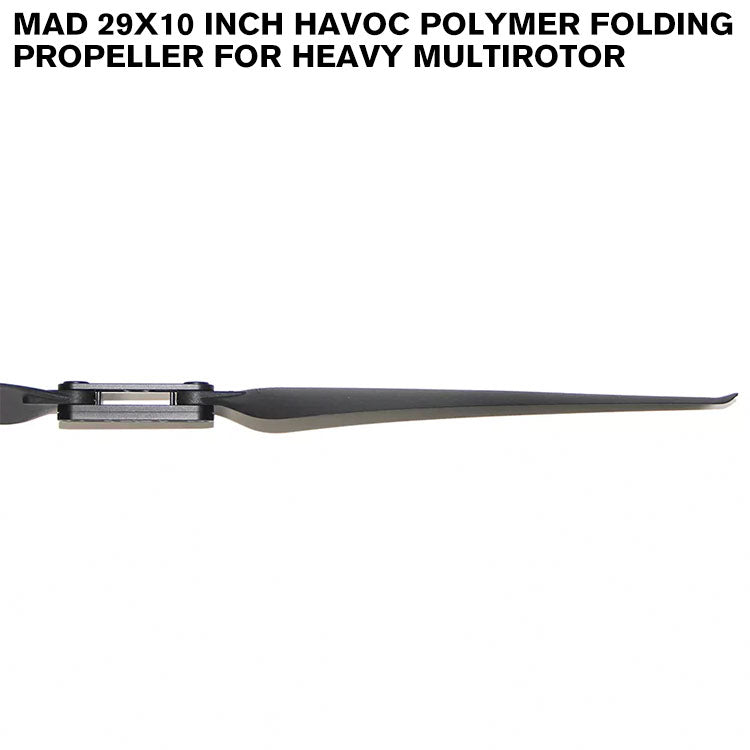 29x10 Inch HAVOC Polymer Folding Propeller For Heavy Multirotor