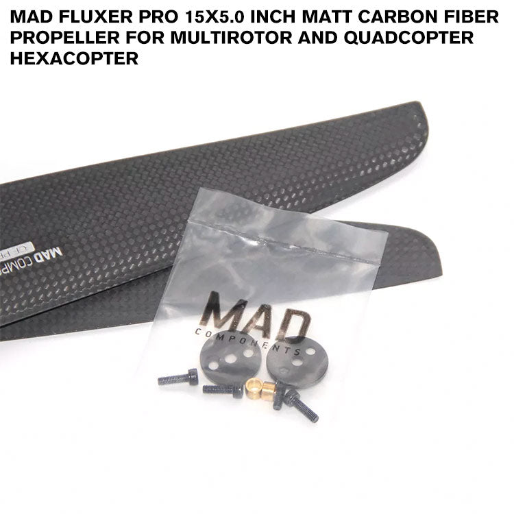 FLUXER Pro 15x5.0 Inch Matt Carbon Fiber Propeller For Multirotor And Quadcopter Hexacopter