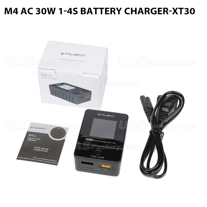 M4 AC 30W 1-4S Battery Charger-XT30