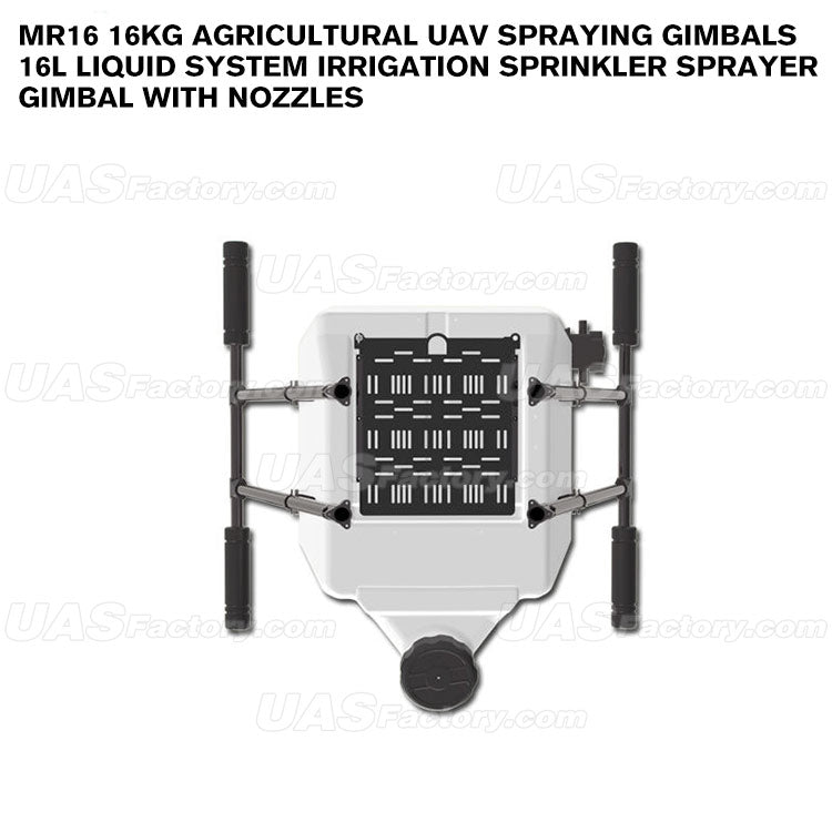 MR16 16KG Agricultural uav Spraying Gimbals 16L Liquid System Irrigation Sprinkler Sprayer Gimbal with Nozzles