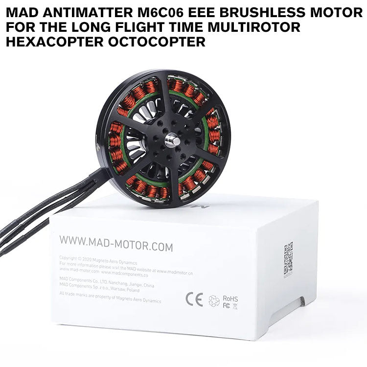 Antimatter M6C06 EEE Brushless Motor For The Long Flight Time Multirotor Hexacopter Octocopter