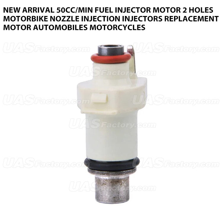 New Arrival 50cc/min Fuel Injector Motor 2 Holes Motorbike Nozzle Injection Injectors Replacement Motor Automobiles Motorcycles