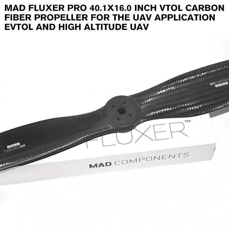 FLUXER Pro 40.1x16.0 Inch VTOL Carbon Fiber Propeller For The UAV Application EVTOL And High Altitude UAV