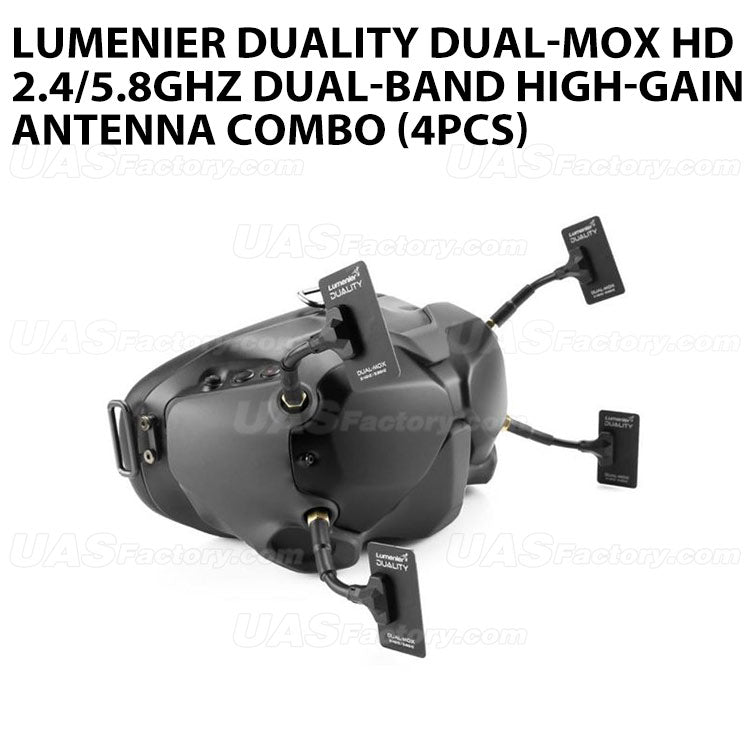 Lumenier Duality DUAL-MOX HD 2.4/5.8GHz Dual-Band High-Gain Antenna Combo (4pcs)