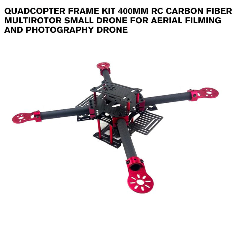 Quadcopter frame kit 400mm RC carbon fiber multirotor small drone for aerial filming and photography drone