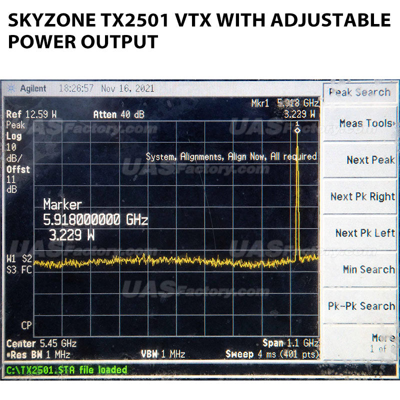 SKYZONE TX2501 VTX with Adjustable Power Output