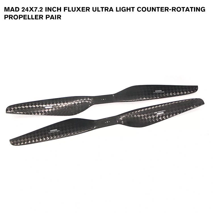 24x7.2 Inch FLUXER Ultra Light Counter-Rotating Propeller Pair