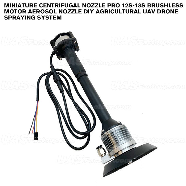 Miniature Centrifugal Nozzle Pro 12S-18S Brushless Motor Aerosol Nozzle DIY Agricultural UAV Drone Spraying System